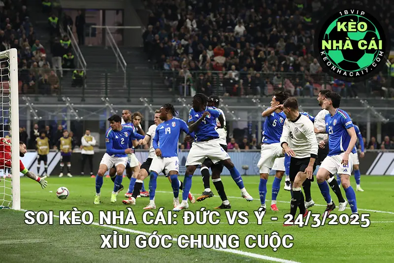 Soi kèo nhà cái Đức vs Ý 24/3/2025, xỉu phạt góc cả trận