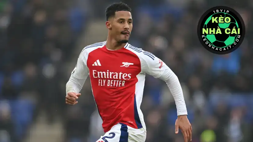 William Saliba đủ sức gánh vác hàng thủ Kền Kền Trắng